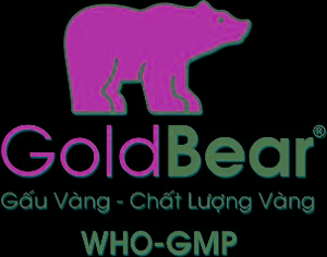Logo Công ty TNHH TM-SX thuốc thú - y Gấu Vàng
