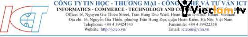 Logo Công ty TNHH tin hoc thương mại công nghệ và tư vấn ICT