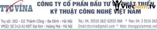 Logo Công ty cổ phần Đầu tư và Phát triển Kỹ thuật Công nghệ Việt Nam