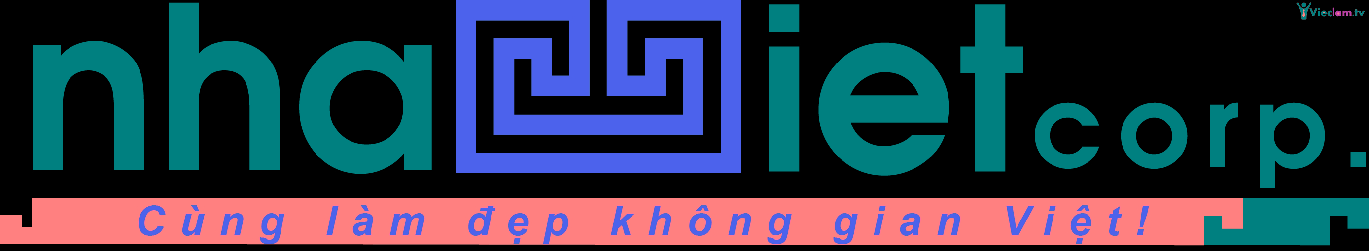 Logo Công ty TNHH TV TK xây dựng nhà việt n.e.t.c.o.m