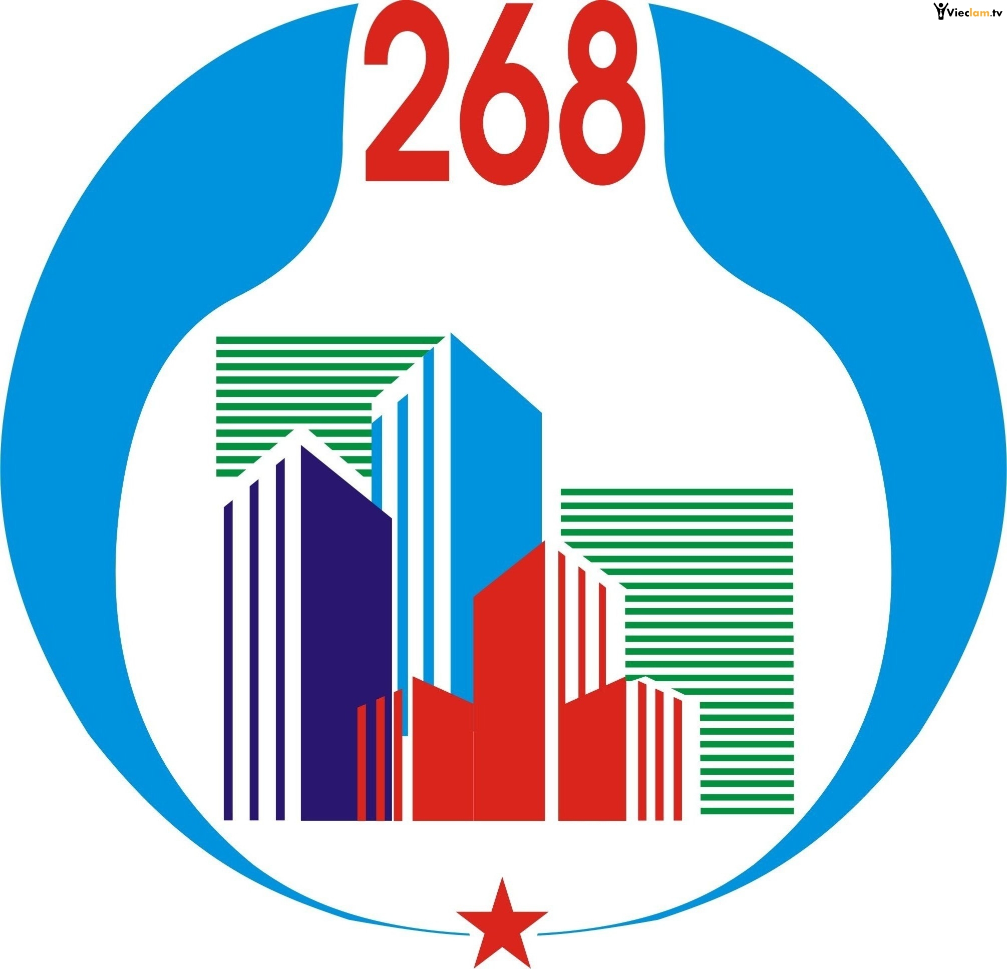 Logo Công ty cổ phần xây dựng 268