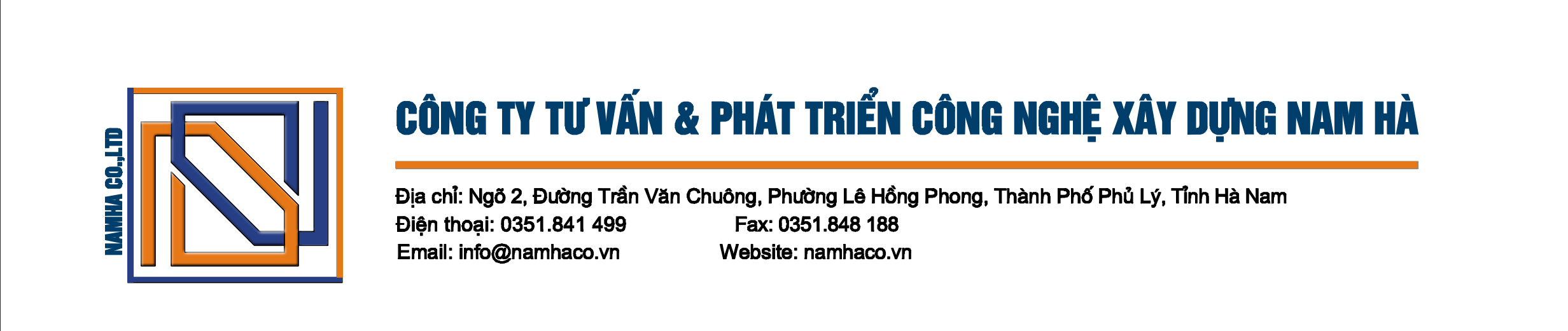 Logo Công ty tư vấn và PTCN xây dựng Nam Hà