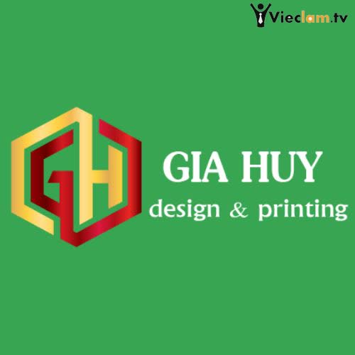 Logo Thiết kế & In ấn Gia Huy