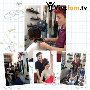 Logo DTN TẠO MẨU TÓC CHUYÊN NGHIỆP KÉO VÀNG