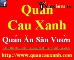 Logo Quán Ăn Sân Vườn Cau Xanh