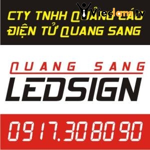 Logo CTY TNHH QUẢNG CÁO ĐIỆN TỬ QUANG SANG