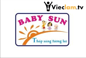 Logo Trường mầm non chất lượng cao Mặt trời bé con (Baby Sun)