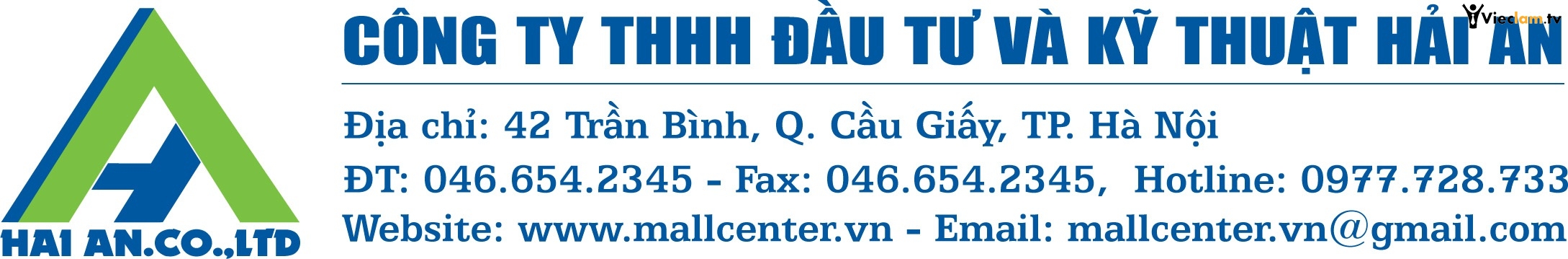 Logo Công ty TNHH Đầu tư và Kỹ thuật Hải An