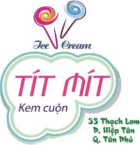 Logo Kem cuộn Tít Mít