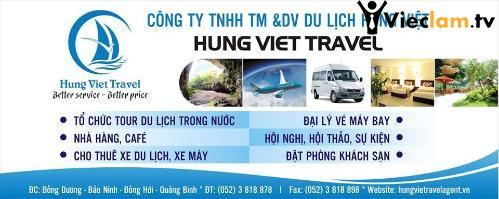Logo Công Ty TNHH Thương Mại Và Dịch Vụ Du Lịch Hưng Việt