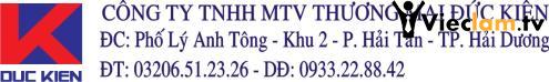 Logo Công ty TNHH MTV Thương Mại Đức Kiên