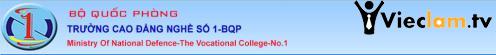 Logo Trường Cao Đẳng nghề số 1 - BQP