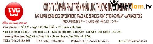 Logo Công Ty Cổ Phần Phát Triển Nhân Lực,Thương Mại và Dịch Vụ TVC