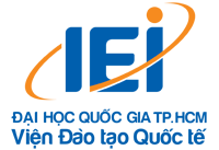 Logo Viện Đào Tạo Quốc Tế IEI - Đại Học Quốc Gia TP.HCM