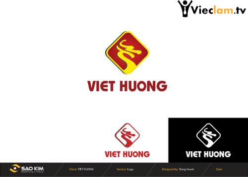 Logo CTY CP SX&TM VIỆT HƯƠNG