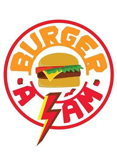 Logo Tiệm bánh Burger A Sấm