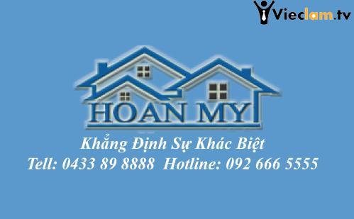 Logo Công ty vệ sinh công nghiệp Hoàn Mỹ