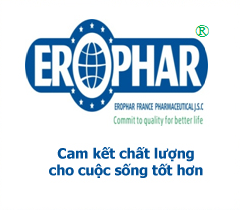 Logo CÔNG TY CP DƯỢC PHẨM EROPHAR  FRANCE