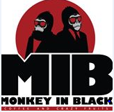Logo Monkey In Black coffee