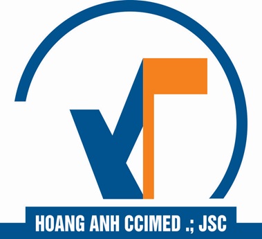 Logo Ϲông ty ϹƤ đầu tư xây dựng và kinh doɑnh thiết bị y tế Hoàng Anh(HOAƝG AƝH ϹϹIMEƊ., JSϹ) 