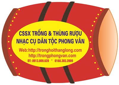 Logo DOANH NGHIỆP TƯ NHÂN TRỐNG ,THÙNG RƯỢU VÀ NHẠC CỤ DÂN TỘC PHONG VÂN